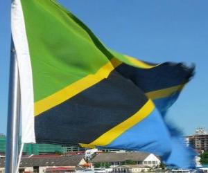 Puzzle Σημαία της Τανζανίας